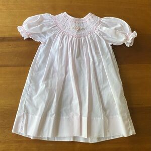 Carriage Boutiques by Friedknit Creations girl’s 9 mo pink smocked dress